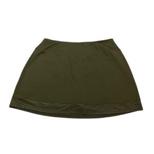 DSG Olive Green Pull On Skort, Size L, NWOT